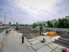 轨道6号线中新大道西站输电线路迁改工程